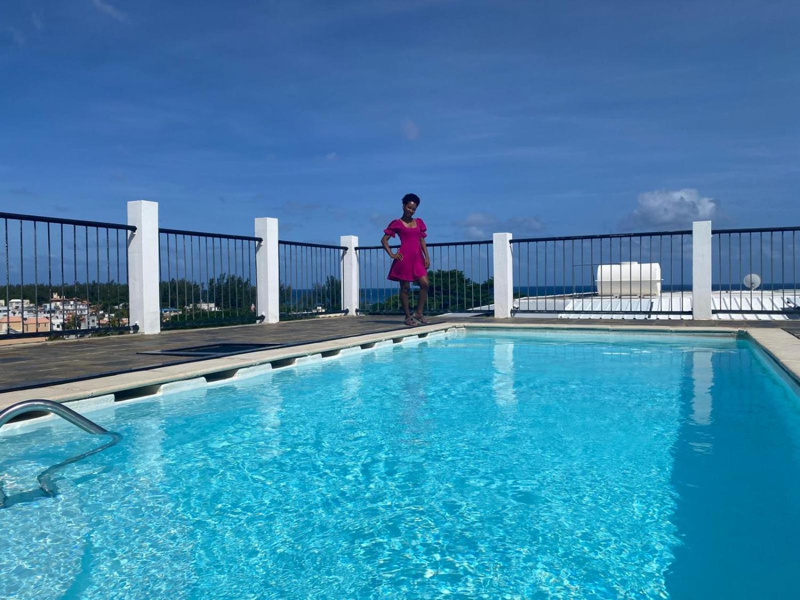 Modernes Apartment & Pool Mit Mega Aussicht Flic-en-Flacq エクステリア 写真